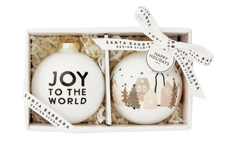 Joy To The World Ornament Set - Boutique Bella BellaChristmas Ornament