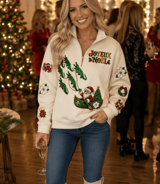 Joyeux Noel Cajun Christmas - Boutique Bella BellaChristmas Apparel