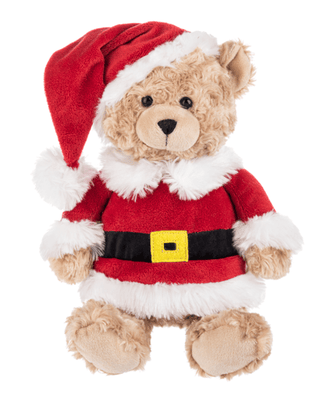 Joyous Santa Bear 12" - Boutique Bella BellaChristmas