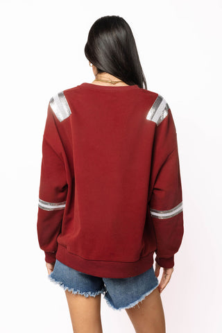 QOS Licensed Texas A&M Mascot Image Sweatshirt