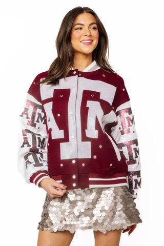 QOS Licensed Texas A&M Bomber Jacket