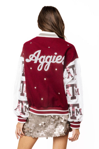 QOS Licensed Texas A&M Bomber Jacket
