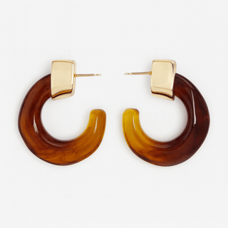 Kaia Hoops - Brown - Boutique Bella Bellaearring