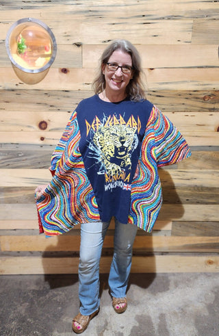 Kantha Poncho Band Tee’s - scroll to see more! - Boutique Bella Bellashirt