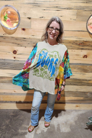 Kantha Poncho Band Tee’s - scroll to see more! - Boutique Bella Bellashirt