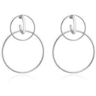 Kara Double Hoop - Boutique Bella BellaEarrings