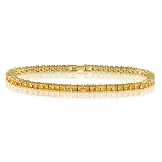Karla Tennis Bracelet - Citrine - Boutique Bella BellaBracelet
