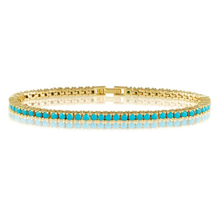 Karla Tennis Bracelet - Turquoise - Boutique Bella BellaBracelet