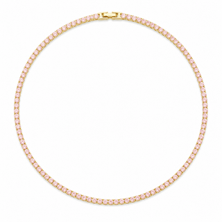 Karla Tennis Necklace Light Pink - Boutique Bella BellaNecklace