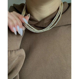 Karla Tennis Necklace - Boutique Bella BellaNecklace
