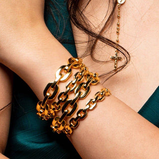 Kaye Link Bracelet - Large - Boutique Bella BellaBracelet