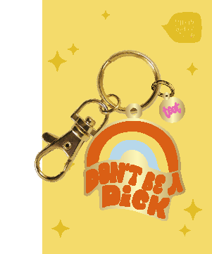 Key Charm - Don't Be A Dick - Boutique Bella BellaKeychain