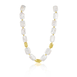 Kinsley Pearl Nugget Necklace - Boutique Bella BellaNecklace