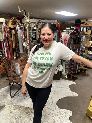 Kiss Me I'm Texan Tee - Boutique Bella BellaGraphic Tees