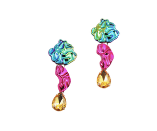 Krystal Earrings - Mutli - Boutique Bella BellaDistress