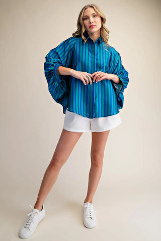 Laguna Button - Up - Boutique Bella BellaBLOUSE