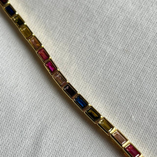 Lainey Rainbow Tennis Bracelet - Boutique Bella BellaBracelets