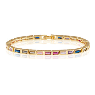 Lainey Rainbow Tennis Bracelet - Boutique Bella BellaBracelets