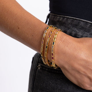 Lainey Rainbow Tennis Bracelet - Boutique Bella BellaBracelets