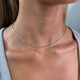 Lainey Two-Tone Chain - Boutique Bella BellaNecklace