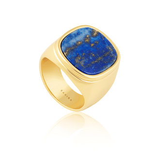 Lapis Lazuli Statement Ring - Boutique Bella BellaRings