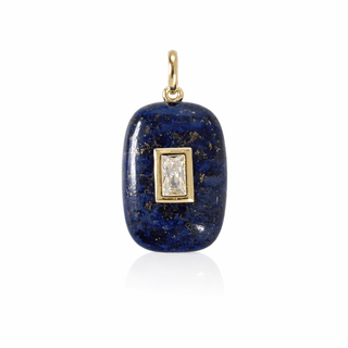 Lapis Lazuli Stone Charm - Boutique Bella BellaCharm