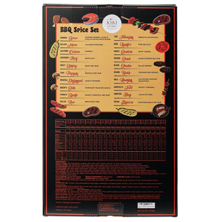 Large Gourmet Smokehouse Bbq Spice Rub Set Grilling Gift Set 1 25OZ Each Spice Set Seasonings Father - Boutique Bella Bella