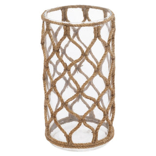 Large Jute Hurricane - Boutique Bella Bellalantern