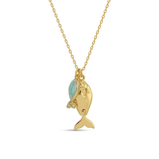 Large & Petite Fish Pendant Necklace - Boutique Bella BellaNecklace