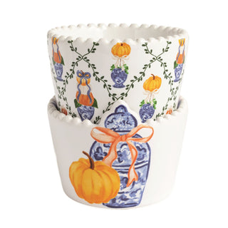 Lattice Pattern Topiary Tidbit Set - Boutique Bella BellaThanksgiving