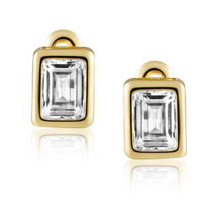 Laurel Bezel Stud - Boutique Bella BellaEarring