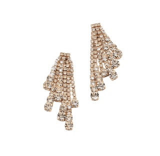 Lauren Rhinestone Earrings - Boutique Bella BellaDistress