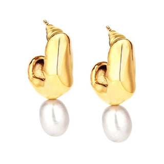 Laurie Pearl Earring - Boutique Bella Bella