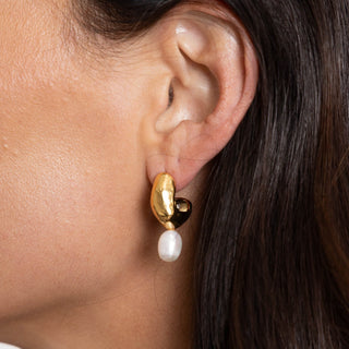 Laurie Pearl Earring - Boutique Bella Bella