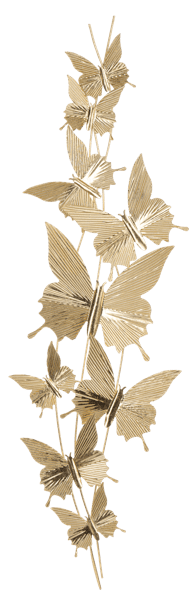 Layered Gold Butterfly Wall Decor - Boutique Bella Bellawall art