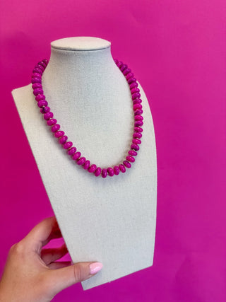 Layering Bead Necklace - Pink - Boutique Bella BellaNecklaces