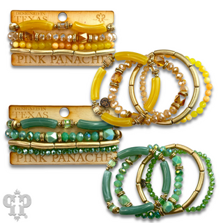 Bamboo tube bracelet set, last call