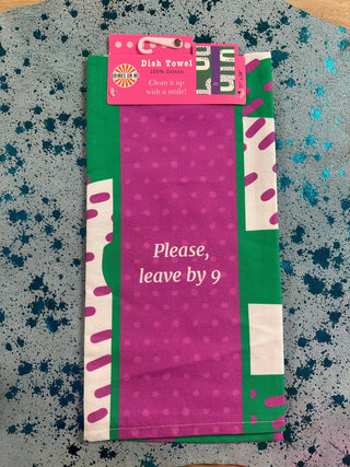 Leave by 9 Dish Towel - Boutique Bella Belladish towel
