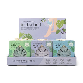 Lemon Lavender In The Buff Super Sudsy Soap Sponge - Boutique Bella BellaSoap Sponge