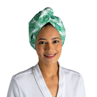 Lemon Lavender Plot Twist Microfiber Turbo Towel - Boutique Bella BellaHair towel