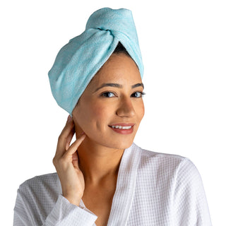 Lemon Lavender Plot Twist Microfiber Turbo Towel - Boutique Bella BellaHair towel