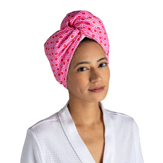 Lemon Lavender Plot Twist Microfiber Turbo Towel - Boutique Bella BellaHair towel