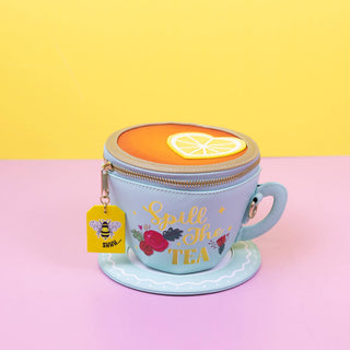 Lemon Tea Cup Crossbody - Boutique Bella BellaPurse