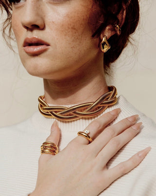 Lennon Multi Layered Gold Ring - Boutique Bella BellaRing