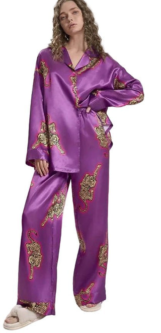 Leopard Dreams Pajama Set - Boutique Bella Bellapajama set