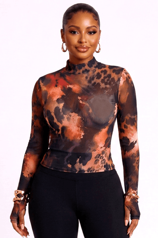 Leopard Halter Romper W/Sheer Top - Boutique Bella BellaRomper