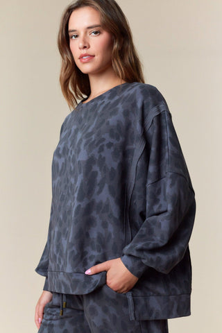 Leopard Lane Pullover - Boutique Bella BellaPullover