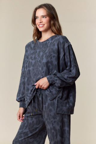 Leopard Lane Pullover - Boutique Bella BellaPullover