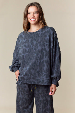 Leopard Lane Pullover - Boutique Bella BellaPullover