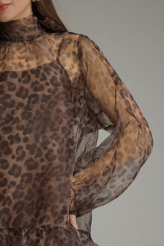 Leopard Love Affair Mini Dress - Boutique Bella BellaDress